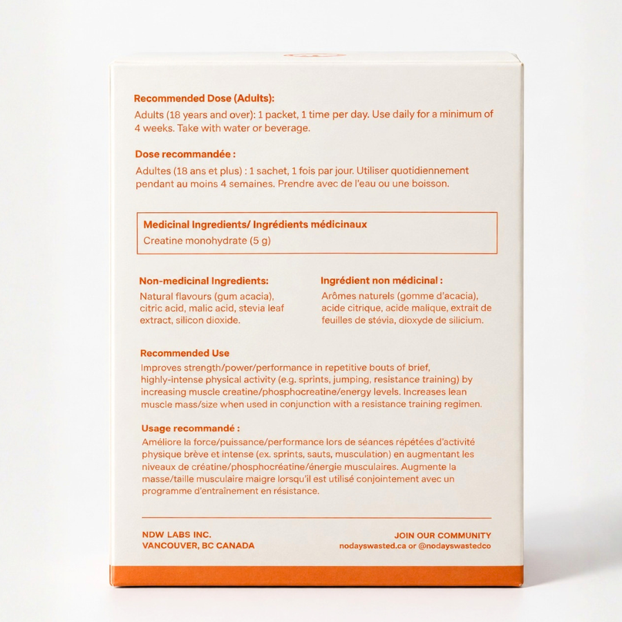 Creatine Monohydrate Stick Packs