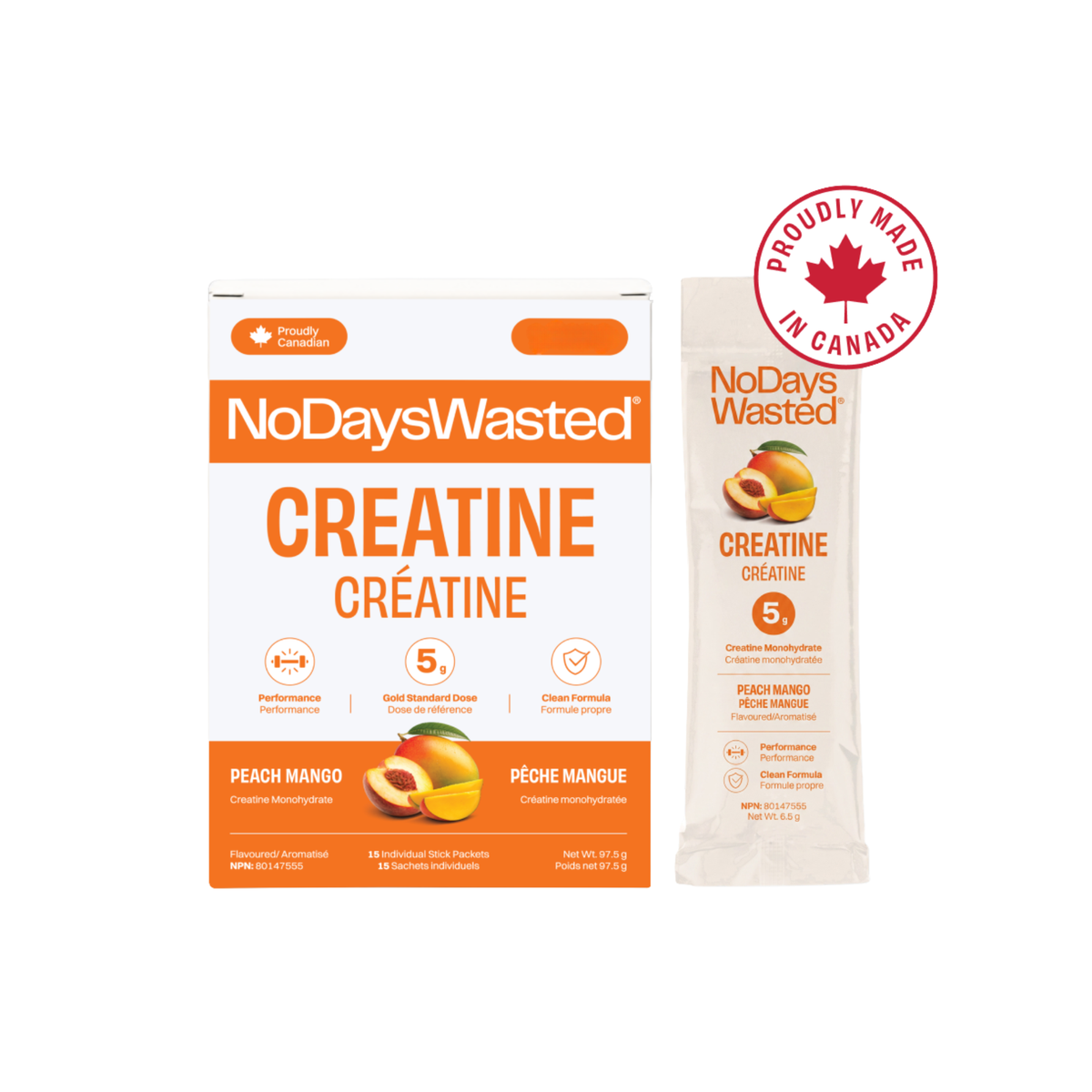 Creatine Monohydrate Stick Packs
